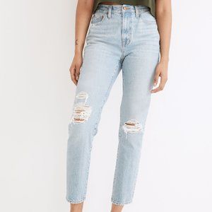 BNWT Madewell The Perfect Vintage Jean in Grandbay Wash: Ripped Edition Size 26